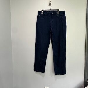 Attrak Mens Dark‎ Wash Jeans Size 38x32 Basic Denim Cotton
